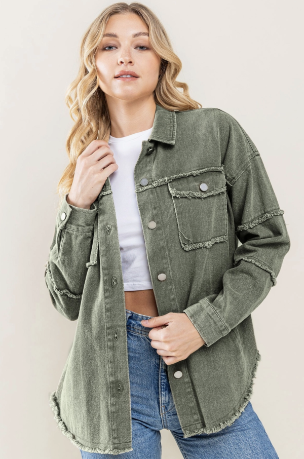 Western Washed Twill Jacket - Image 2